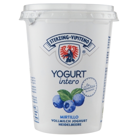 Yogurt Intero al Mirtillo, 500 g